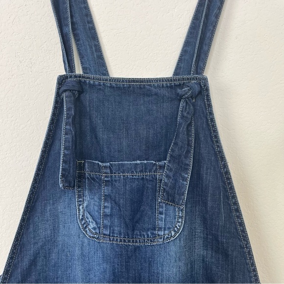 One Teaspoon Monroe Denim Overalls in Cowboy - Picture 3 of 10